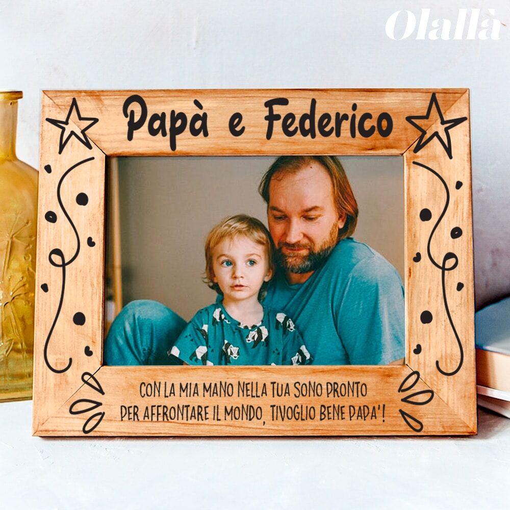 CORNICE Personalizzata Papa Simpatica Decori2