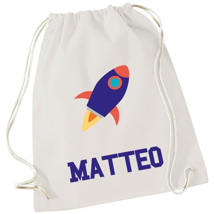 Zainetto Scuola Personalizzato Razzo2