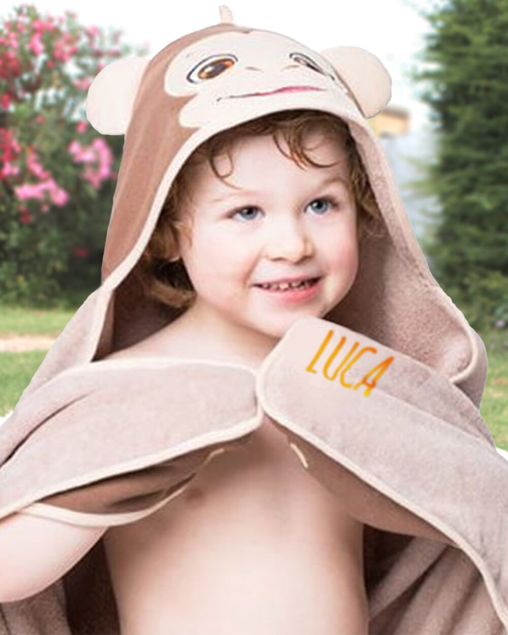 Accappatoio Bambino Cubbies Regalo Nome Personalizzabile 3