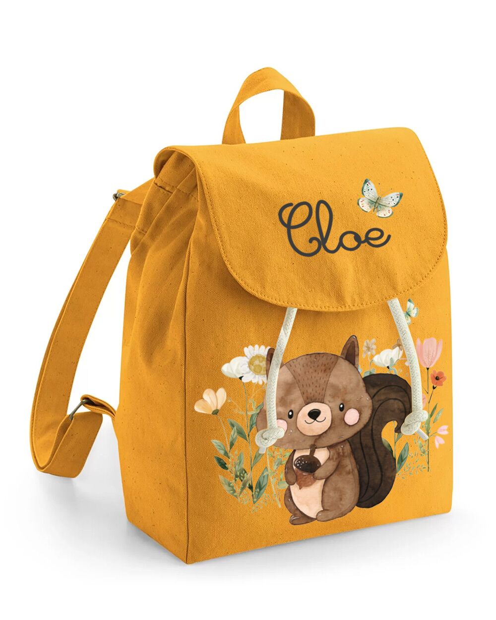 Zainetto per Scuola e Asilo Personalizzato con Nome e Illustrazione Animaletti del Bosco – Idea Zaino Scuola per Bambini, Back to School - immagine 24
