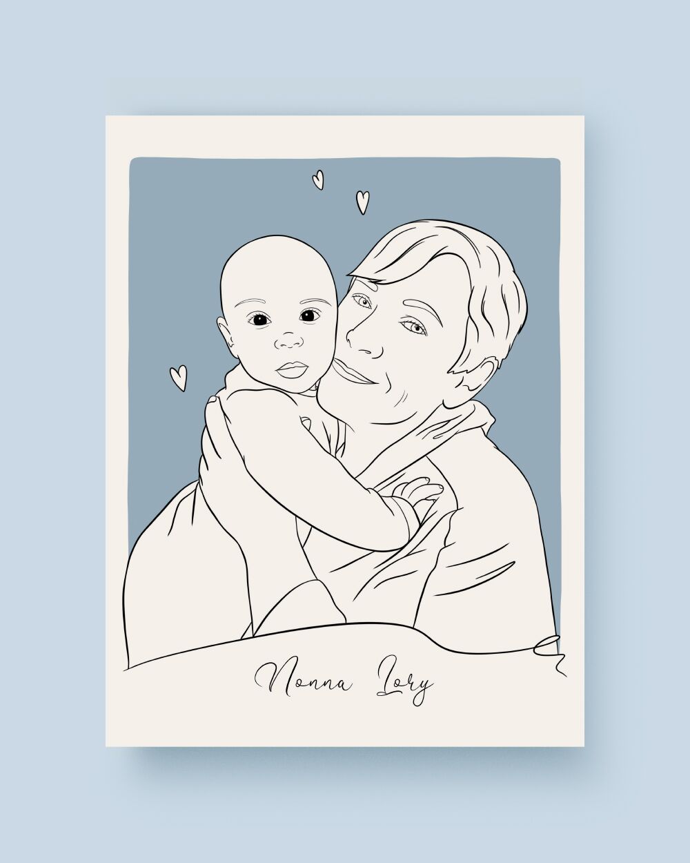 ritratto-personalizzato-lineart-regalo-nonni