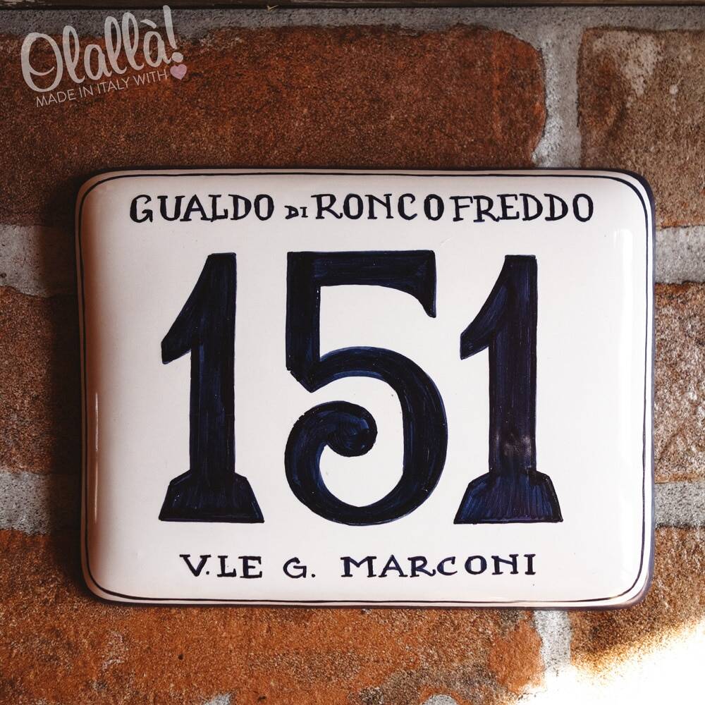numero-civico-ceramica-bombato-semplice-rettangolare