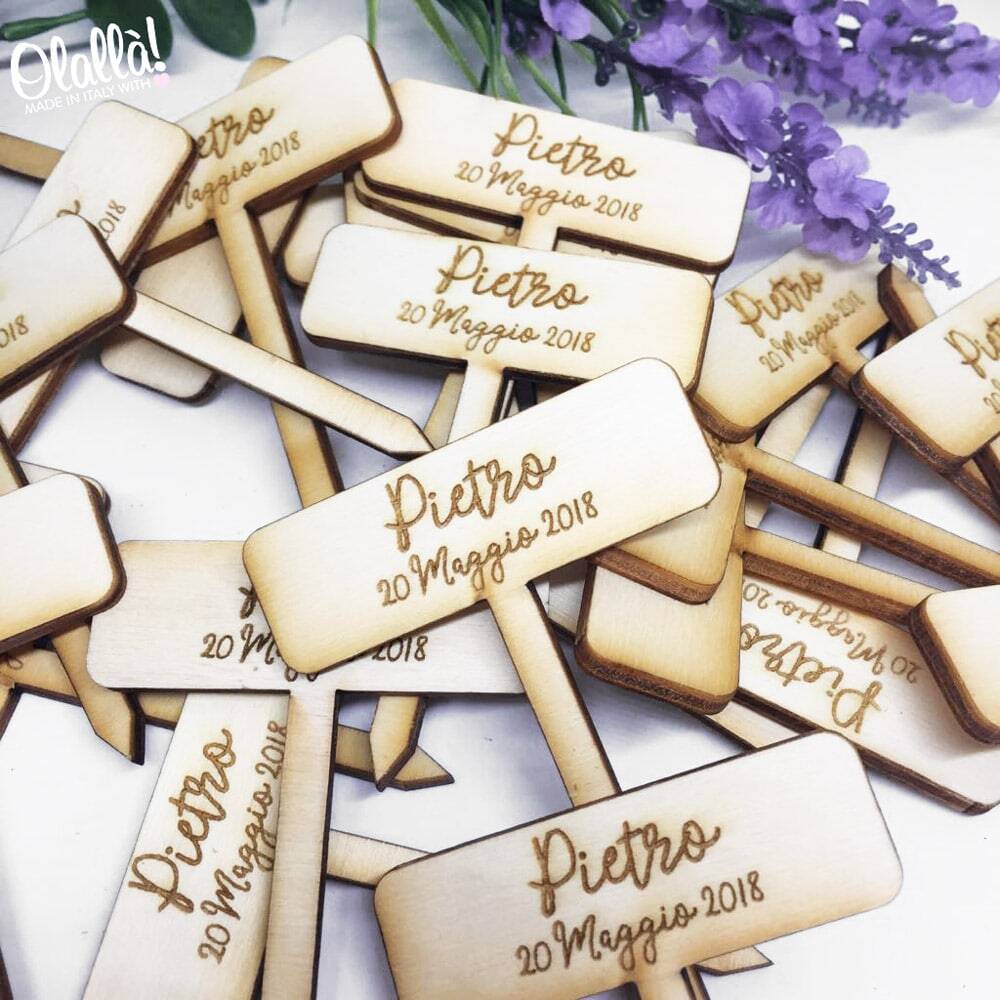 etichete-piante-personalizzate-bomboniere-nome-data-legno