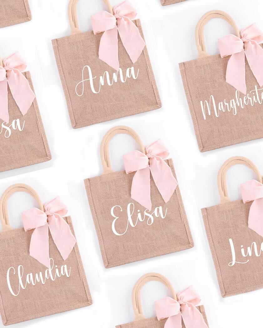 BORSETTA-JUTA-ADDIO-NUBILATO-DAMIGELLA-FIOCCO-PERSONALIZZATA3e