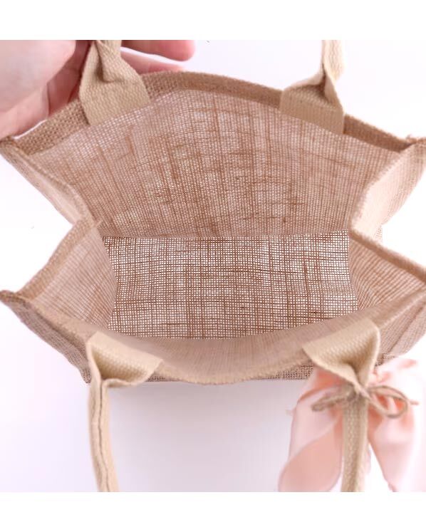 BORSETTA-JUTA-ADDIO-NUBILATO-DAMIGELLA-FIOCCO-PERSONALIZZATA3e