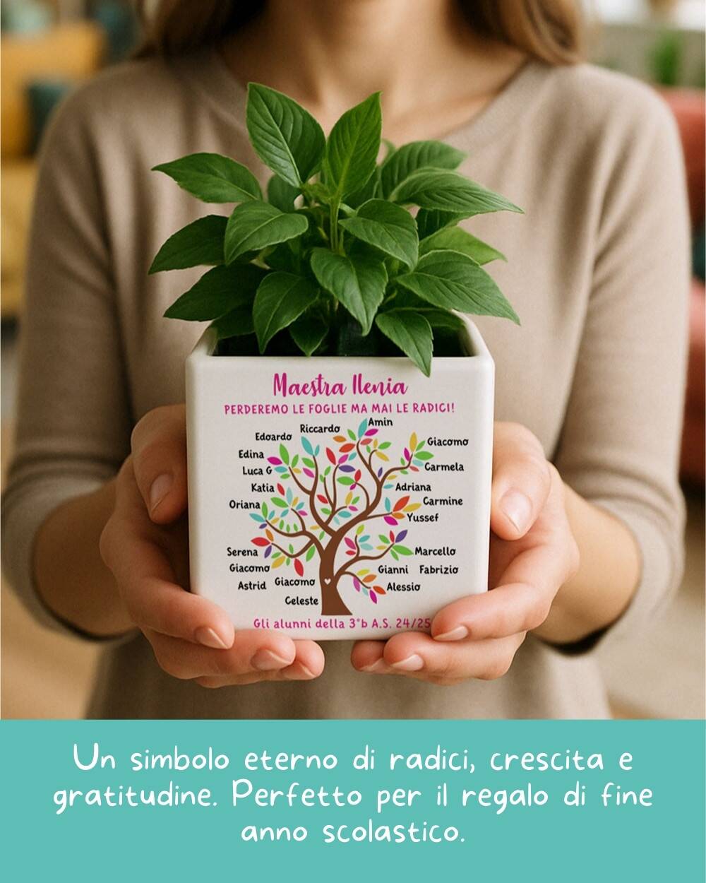Vaso Maestre Albero Della Vita Olalla Regalo Personalizzato Fine Anno 14