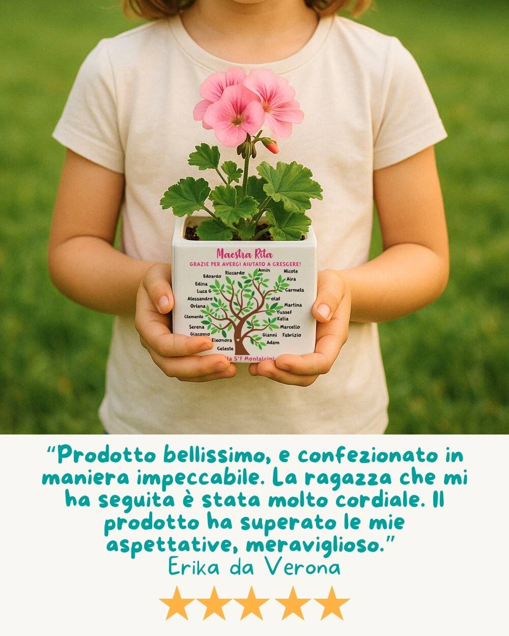 Vaso Maestre Albero Della Vita Olalla Regalo Personalizzato Fine Anno 9