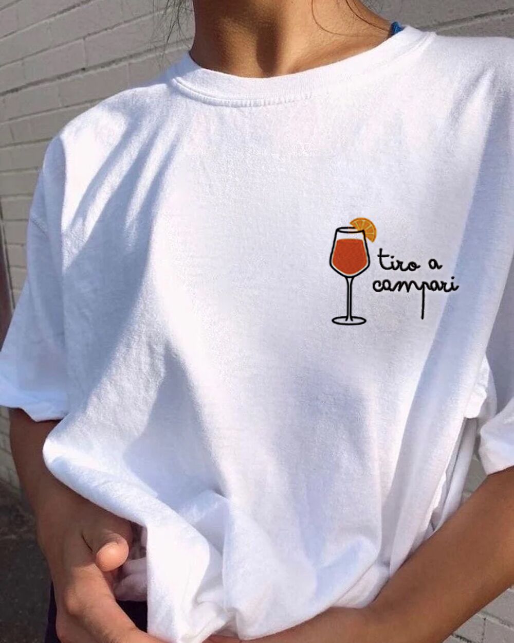 Maglietta Personalizzata Ricamo Tiro A Campari3 1