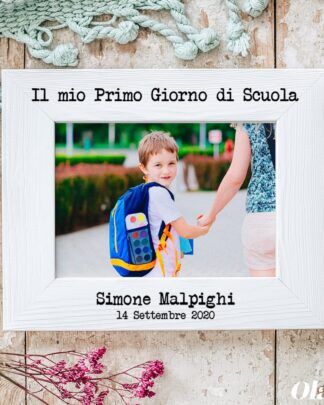 Cornice Personalizzata Mio Primo Giorno Di Scuola