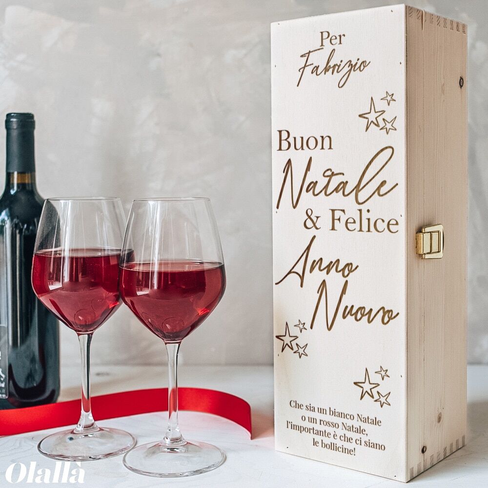 Cassettina Natale Stelle Personalizzata Regalo