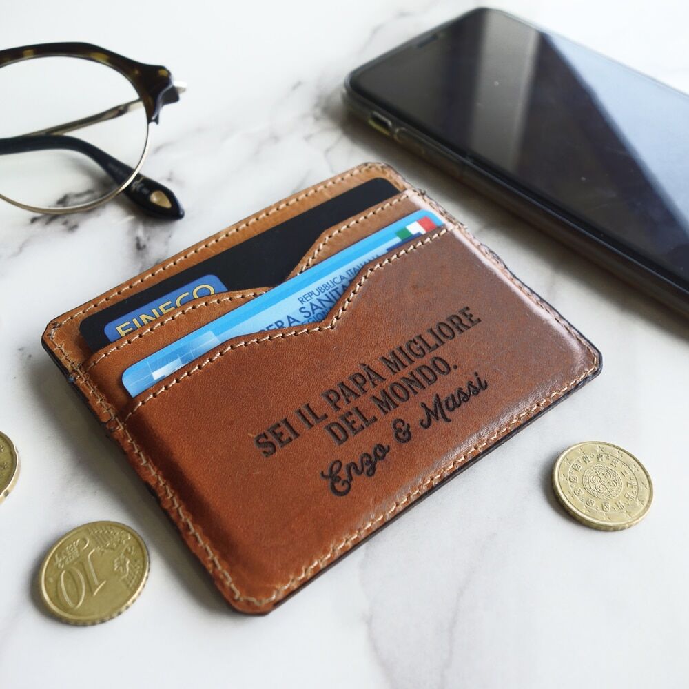 portacarte-personalizzato-cuoio-regalo-papa