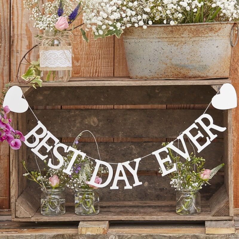 Festone Matrimonio Best Day Ever