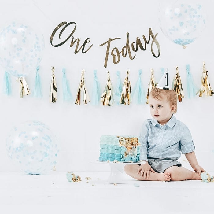 Kit Fotografico Smash Cake Servizio Primo Compleanno Bambino 2