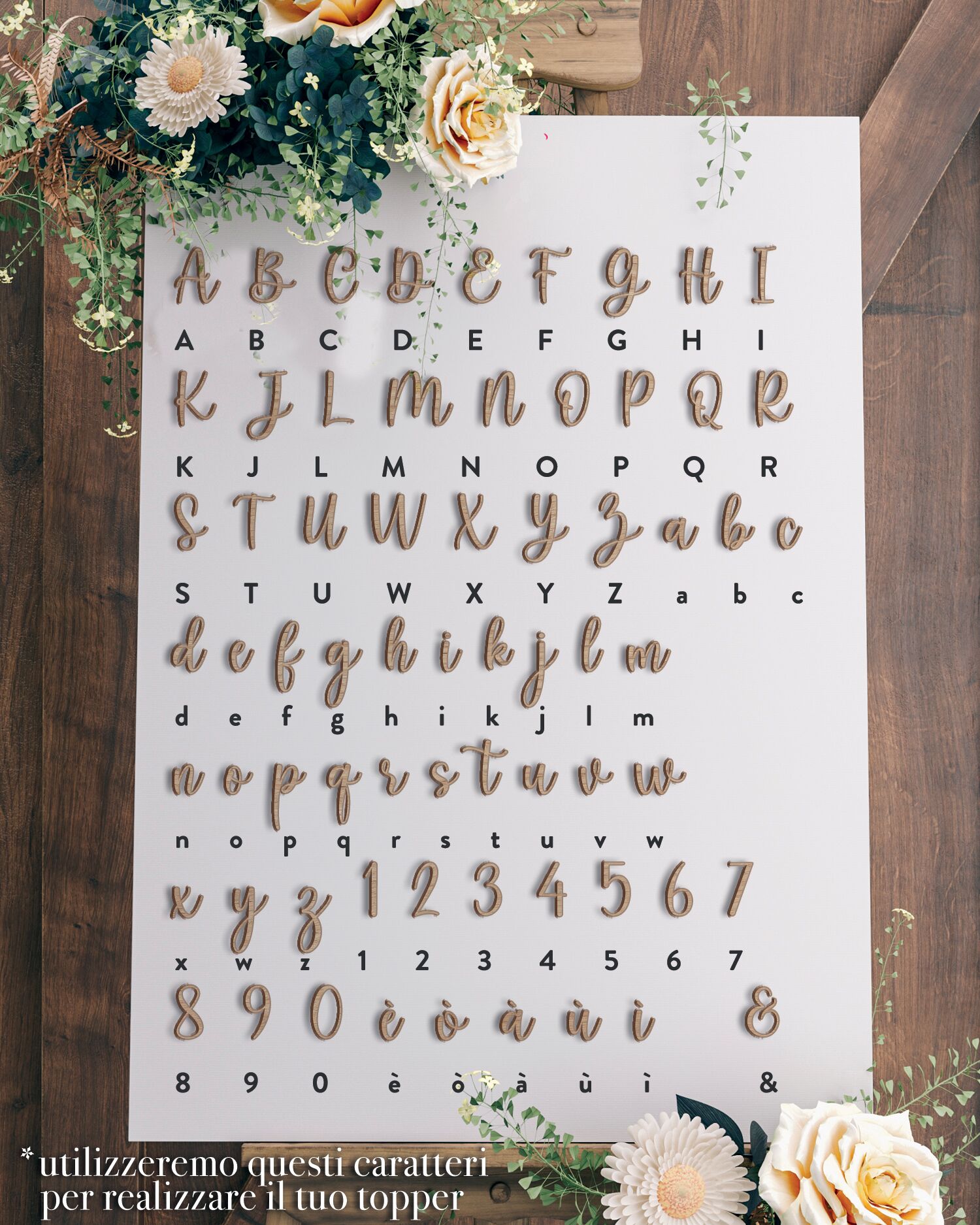 Caratteri Cake Toppers Legenda Keysha