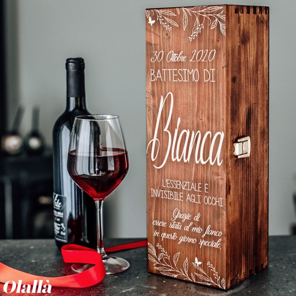 Cassettina Battesimo Regalo Personalizzato Femmina
