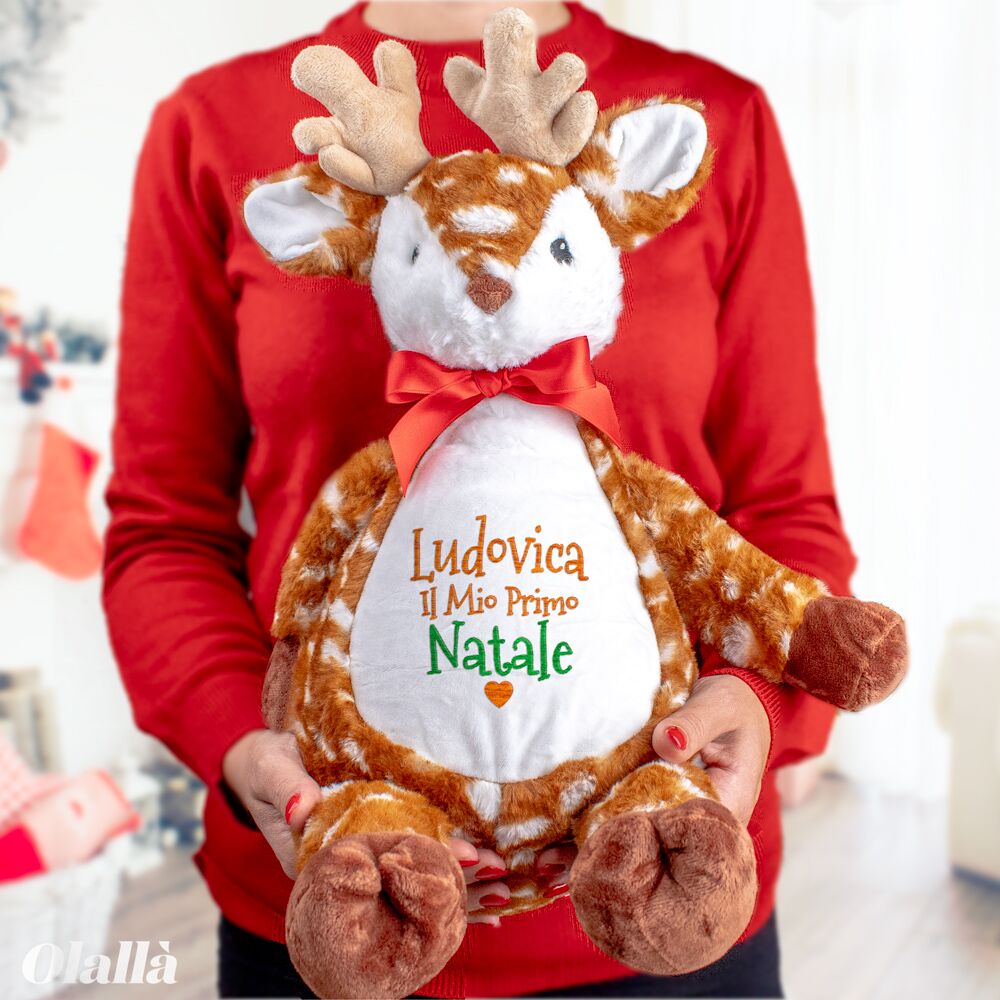 Peluche Personalizzato Primo Natale Nome