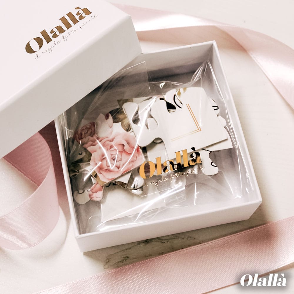SCATOLINA PORTA PUZZLE PERSONALIZZATO