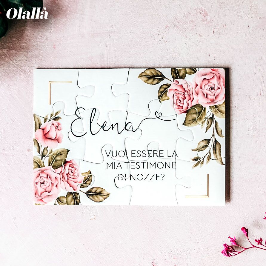 Puzzle Personalizzato Vuoi Essere Mia Madrina85