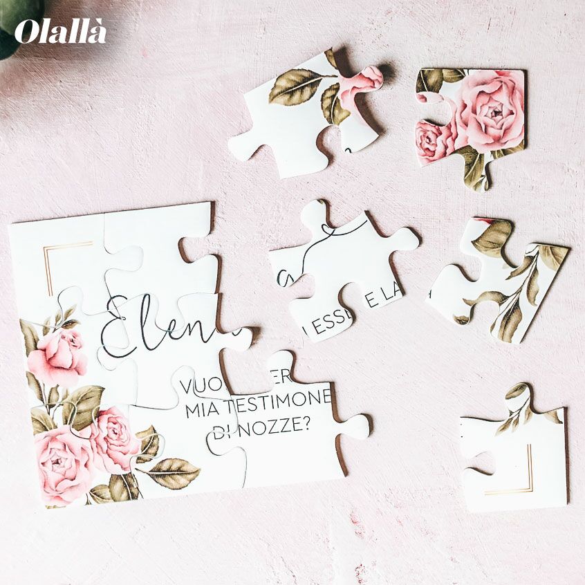 Puzzle Personalizzato Vuoi Essere Testimone Sorpresa5