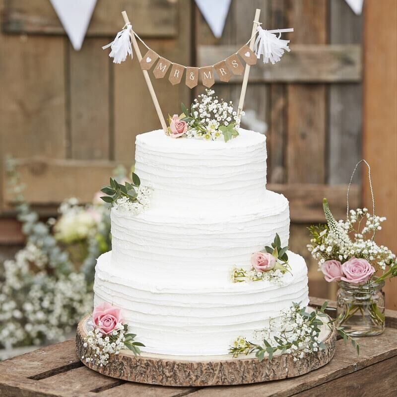 Cake Topper Mr Mrs Torta Matrimonio