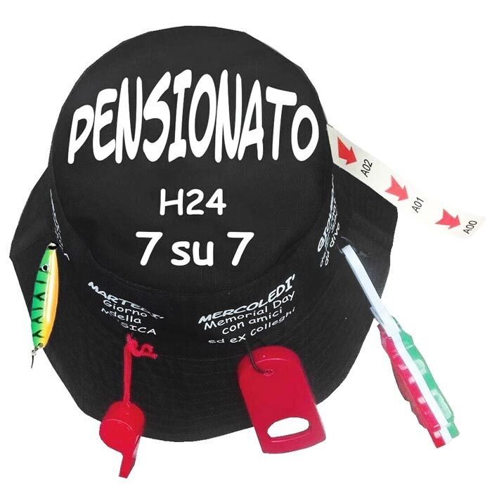 Cappellino Pensionato Scherzo Ridere
