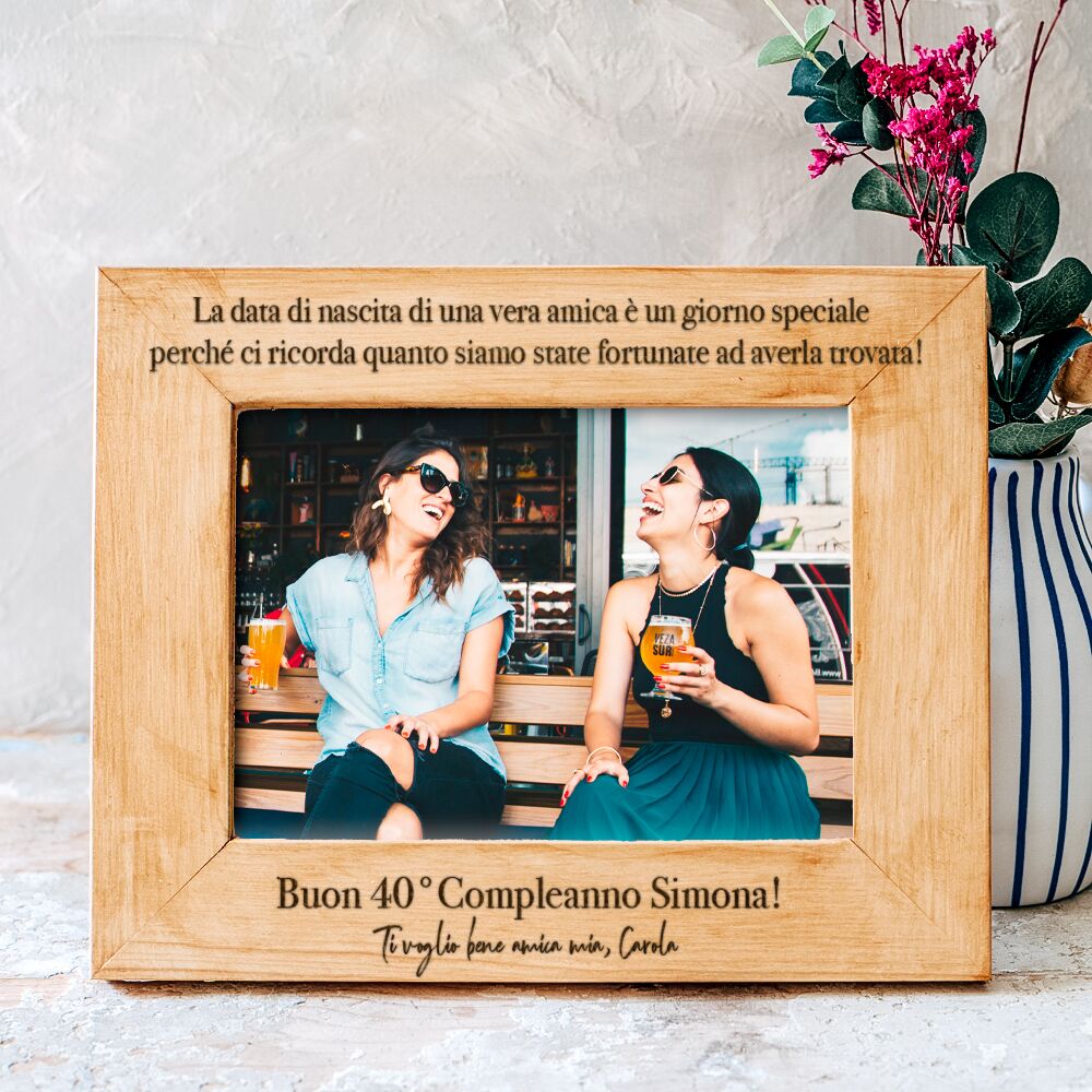 CORNICE Personalizzata Amica 40 Anni