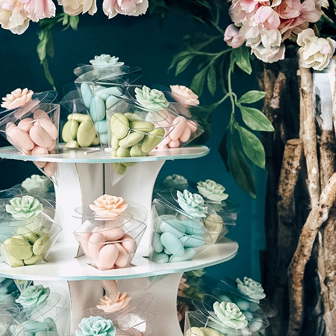 Portaconfetti Trasparenti Cono Confettata Originale
