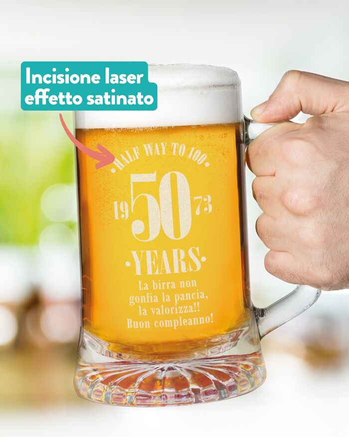 Boccale Birra Regalo Complanno 50 Anni Dedica05