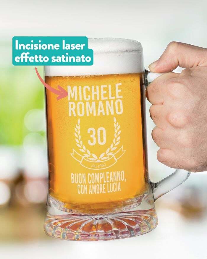 Boccale Personalizzato Regalo Compleanno Corona3