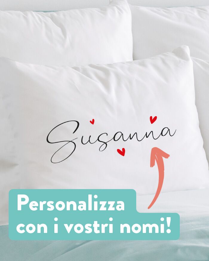 Federe Cuscini Letto Personalizzate Regalo San Valentino05