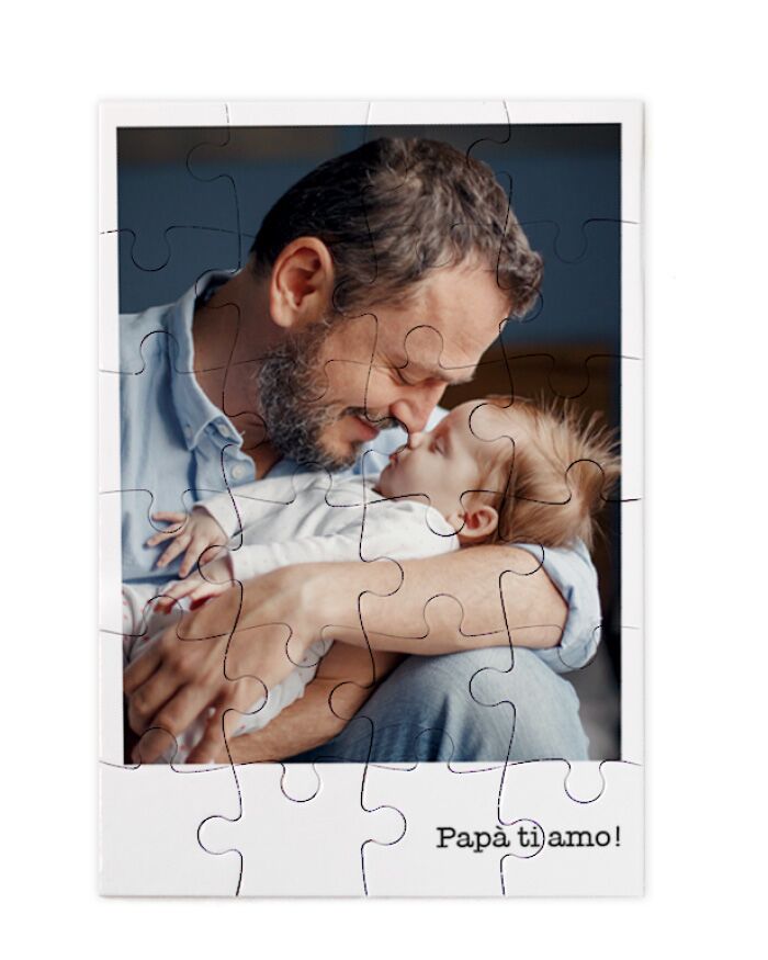 Puzzle Personalizzato Foto Dedica Regalo Festa Papa06 3