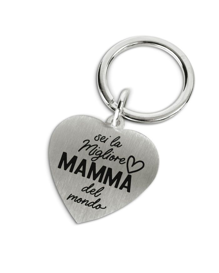 Portachiavi Acciaio Dedica Festa Mamma02
