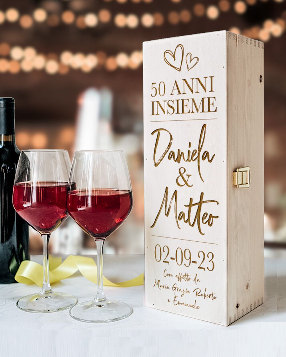 Vino Cassettina Idea Regaloanniversario Matrimonio 50 Anni
