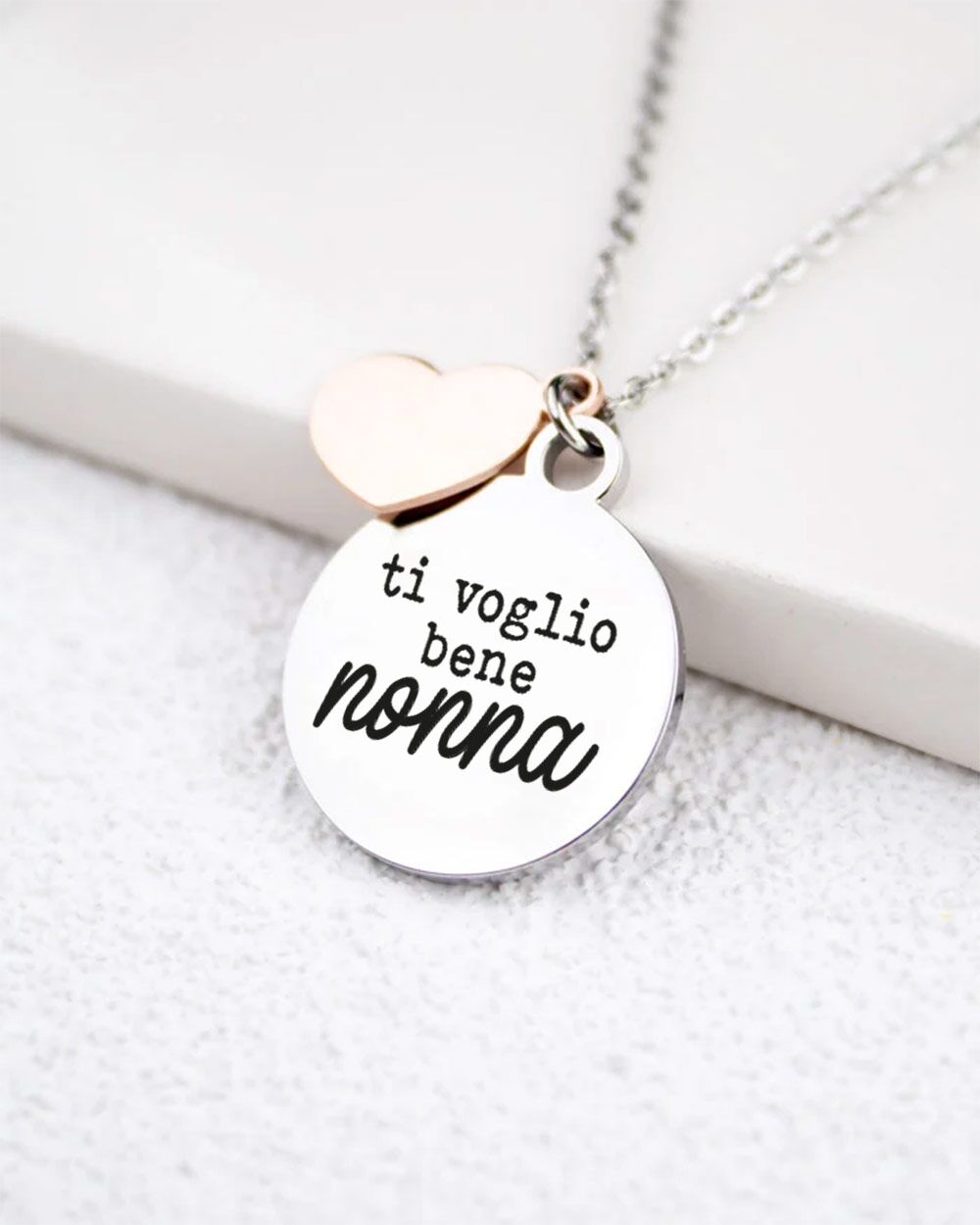 Ciondolo Festa Nonni Regalo Nonna Cuore 1 2