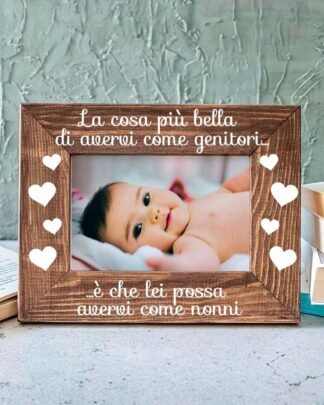 Cornice Foto Personalizzata Regalo Festa Nonni