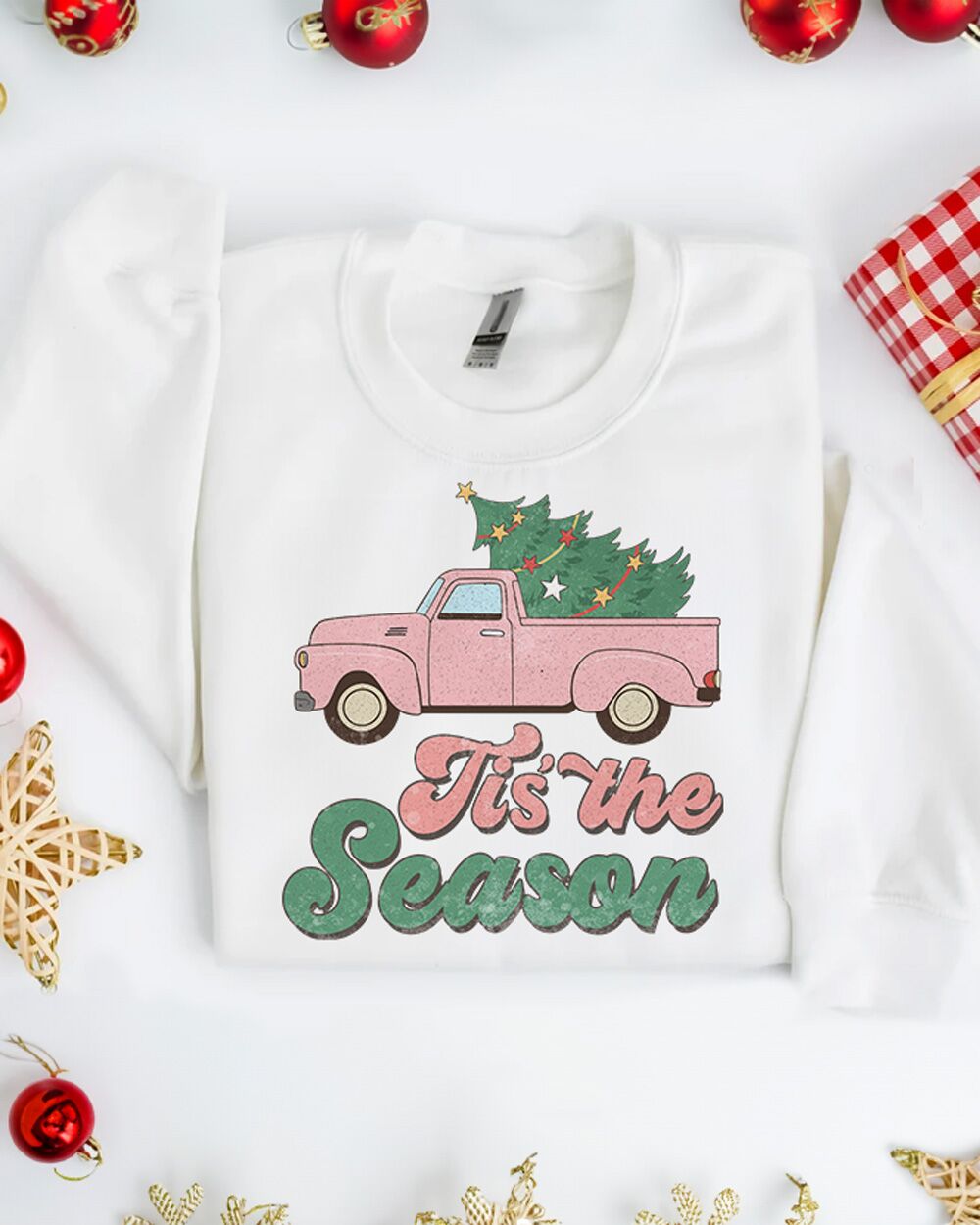 Maglietta Felpa Natalizia Bianca Natale 3sr