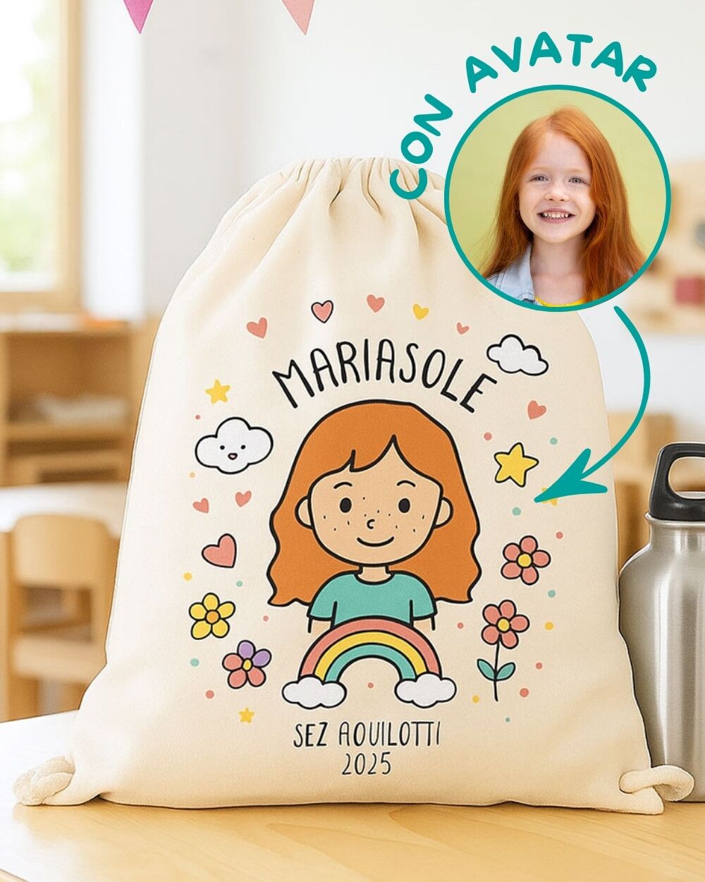 sacca-personalizzata-ritratto-scuola-asilo-materna-infanzia