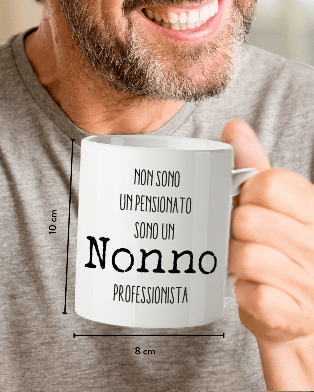 Infografica Tazza Mug Non Sono Un Pensionato Nonno Professionista 2 Pensione Festa Dei Nonni