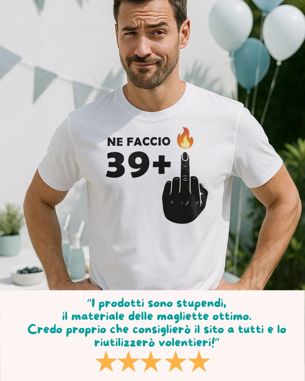 T Shirt Dito Medio Fiamma Recensione