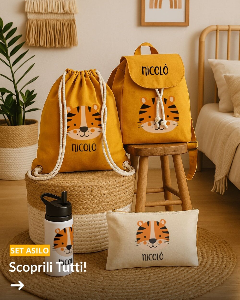 Set Asilo Personalizzati Coordinati Olalla 1