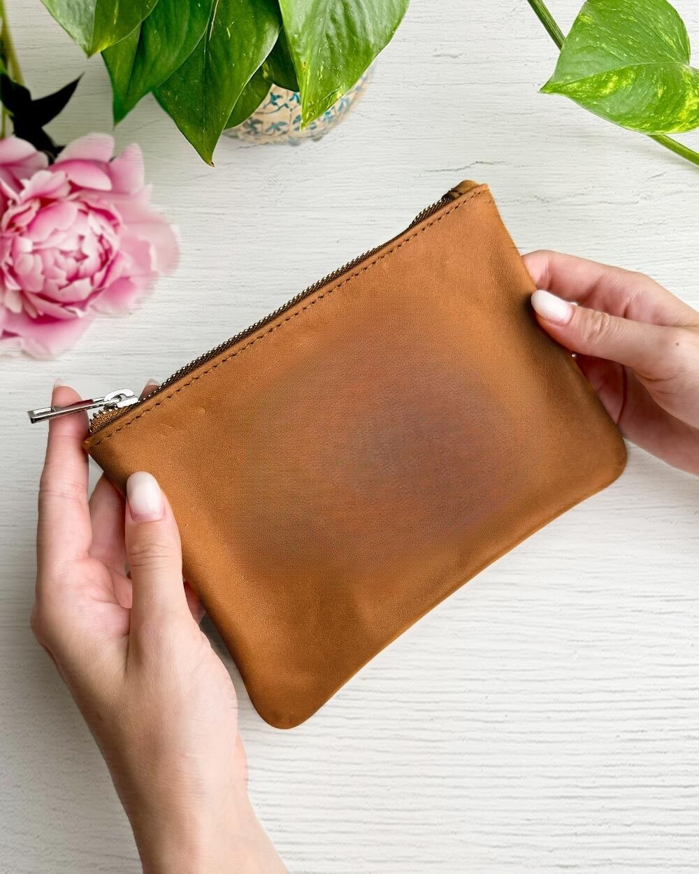pochette cuoio