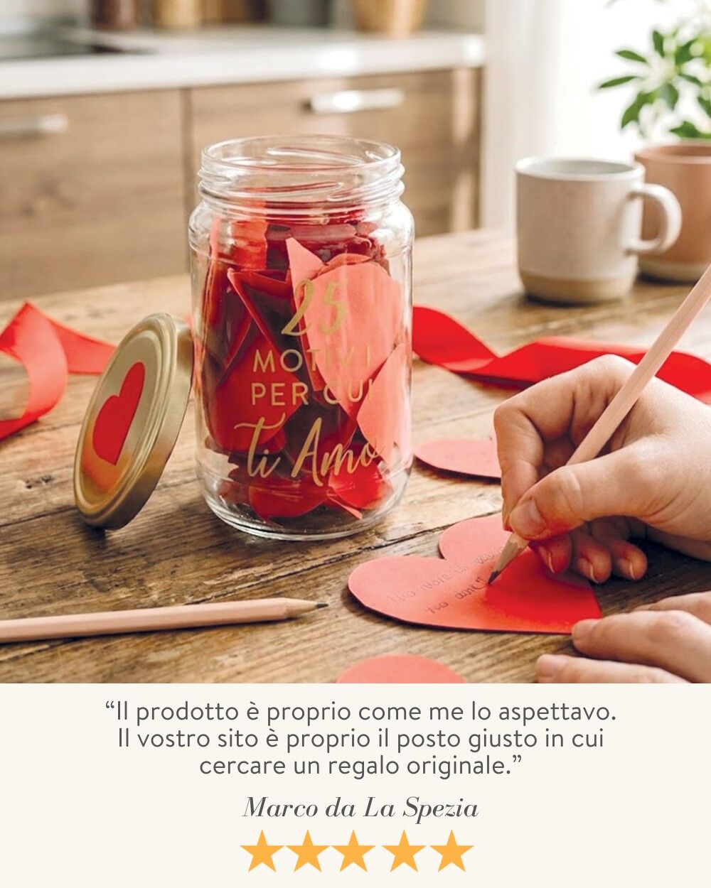 Barattolo Con Bigliettini Fai Da Te San Valentino 1