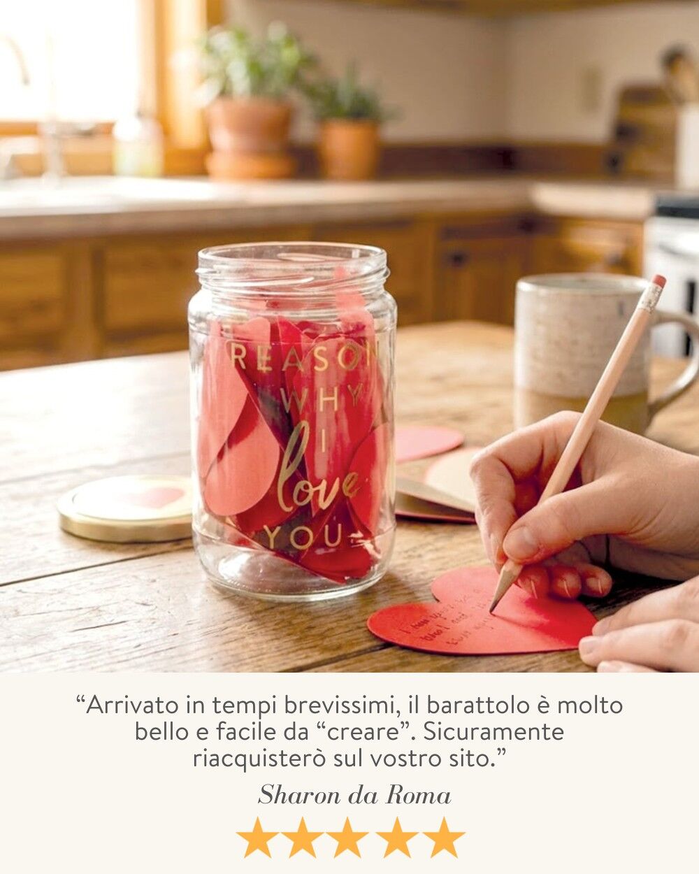 Barattolo Con Bigliettini Fai Da Te San Valentino 2
