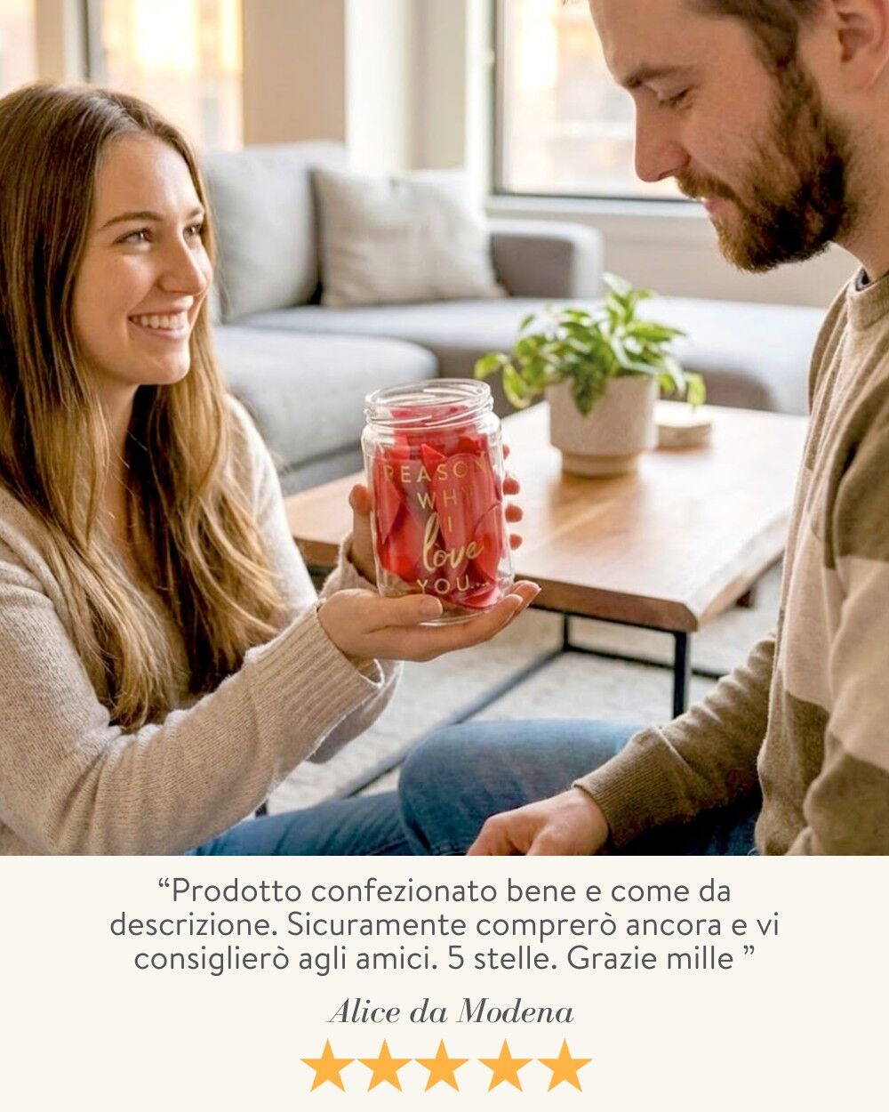 Barattolo Con Bigliettini Fai Da Te San Valentino 3