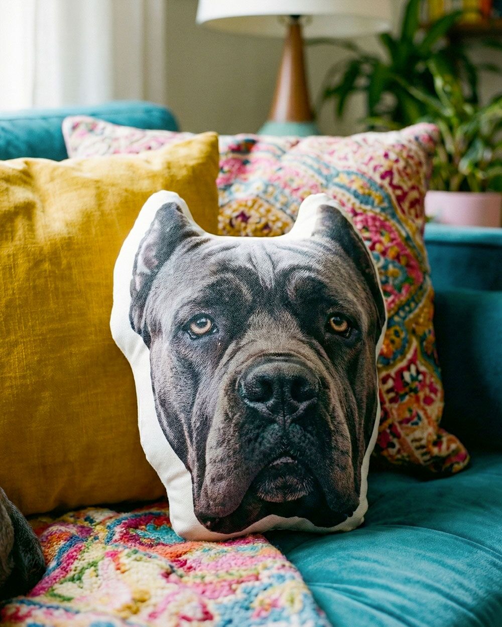 Cuscino Personalizzato Cane Amico Foto Stampa 02