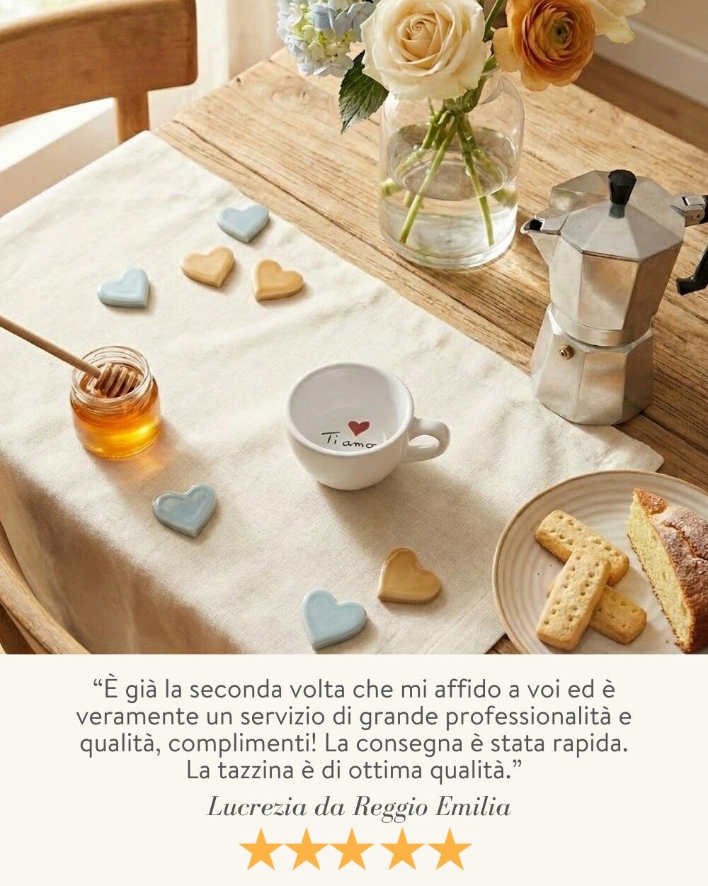 Tazzina Caffe Personalizzata Dipinta A Mano Idea Regalo San Valentino 1