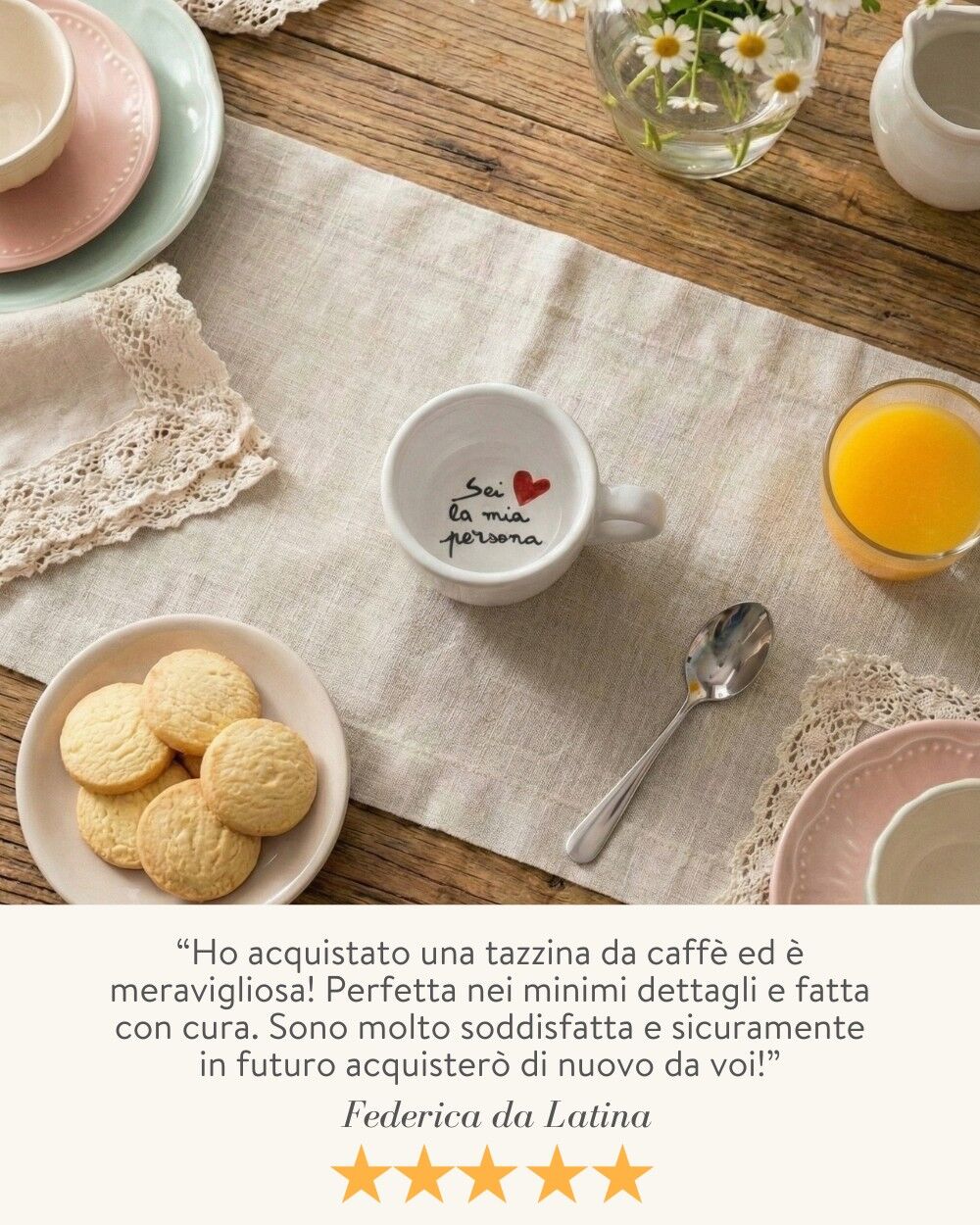 Tazzina Caffe Personalizzata Dipinta A Mano Idea Regalo San Valentino 3