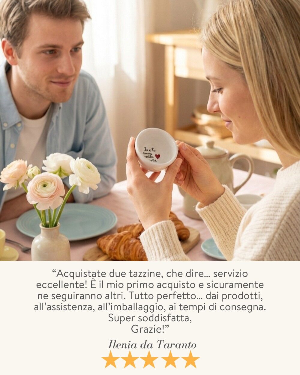 Tazzina Caffe Personalizzata Dipinta A Mano Idea Regalo San Valentino 5