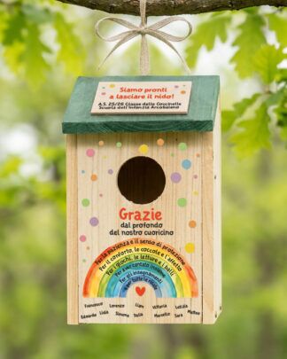 casetta-uccelli-regalo-personalizzato-maestra-scuola-dedica-arcobaleno