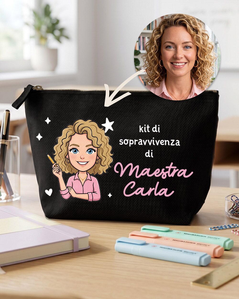 pochette-personalizzata-regalo-maestra-ritratto-caricatura04